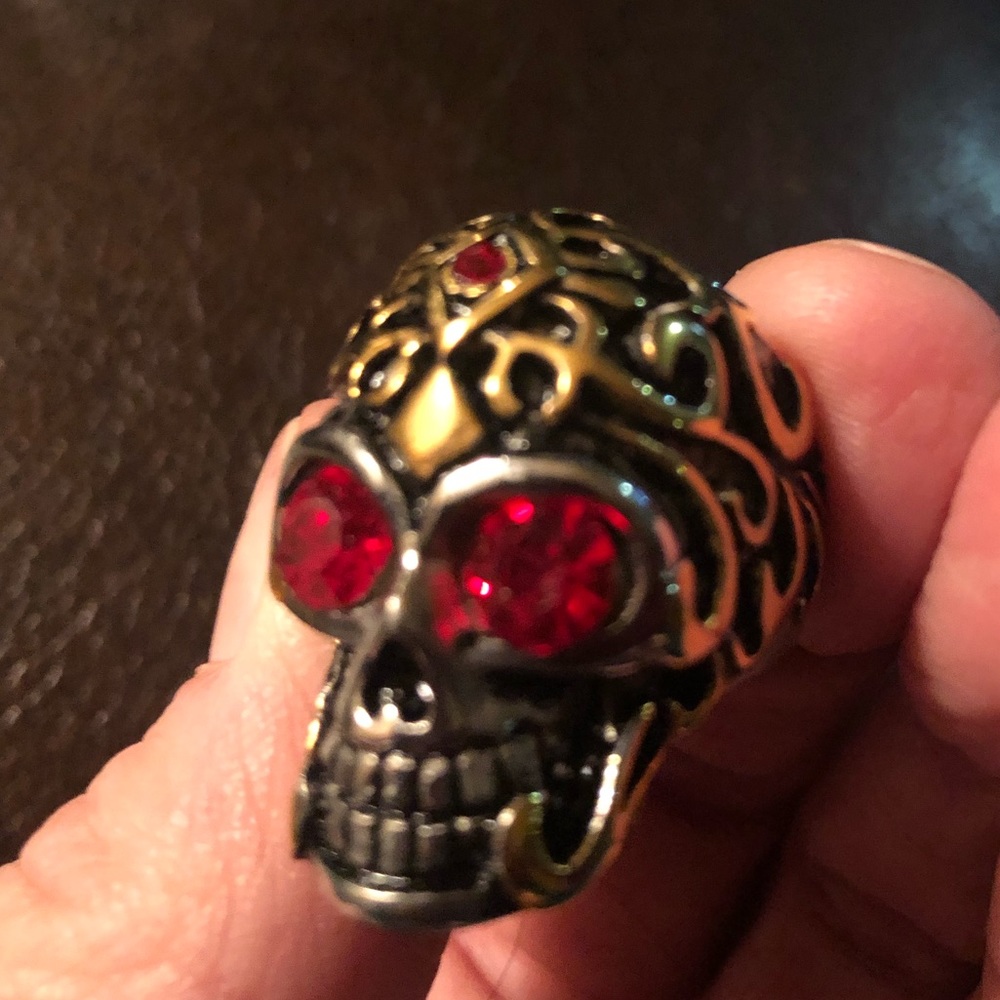 Steel Skull Ring
